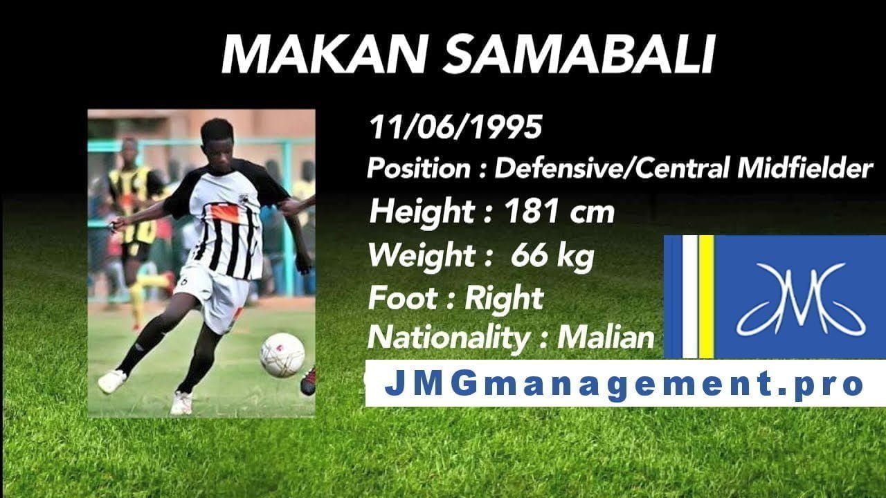 Jmg football management Makan Sambali from Jmg academy Mali