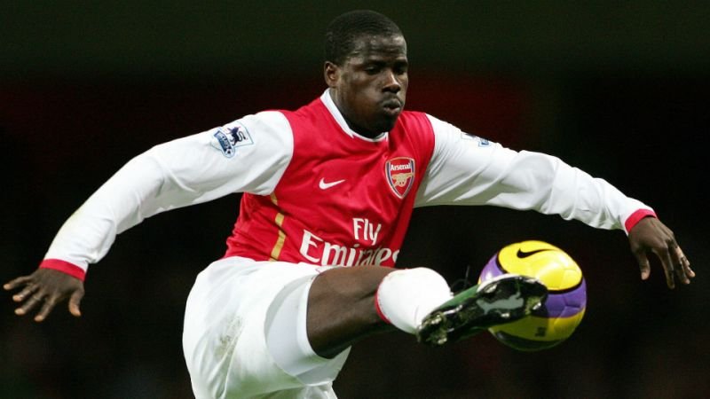 Emmanuel Eboué jmg management with arsenal in action