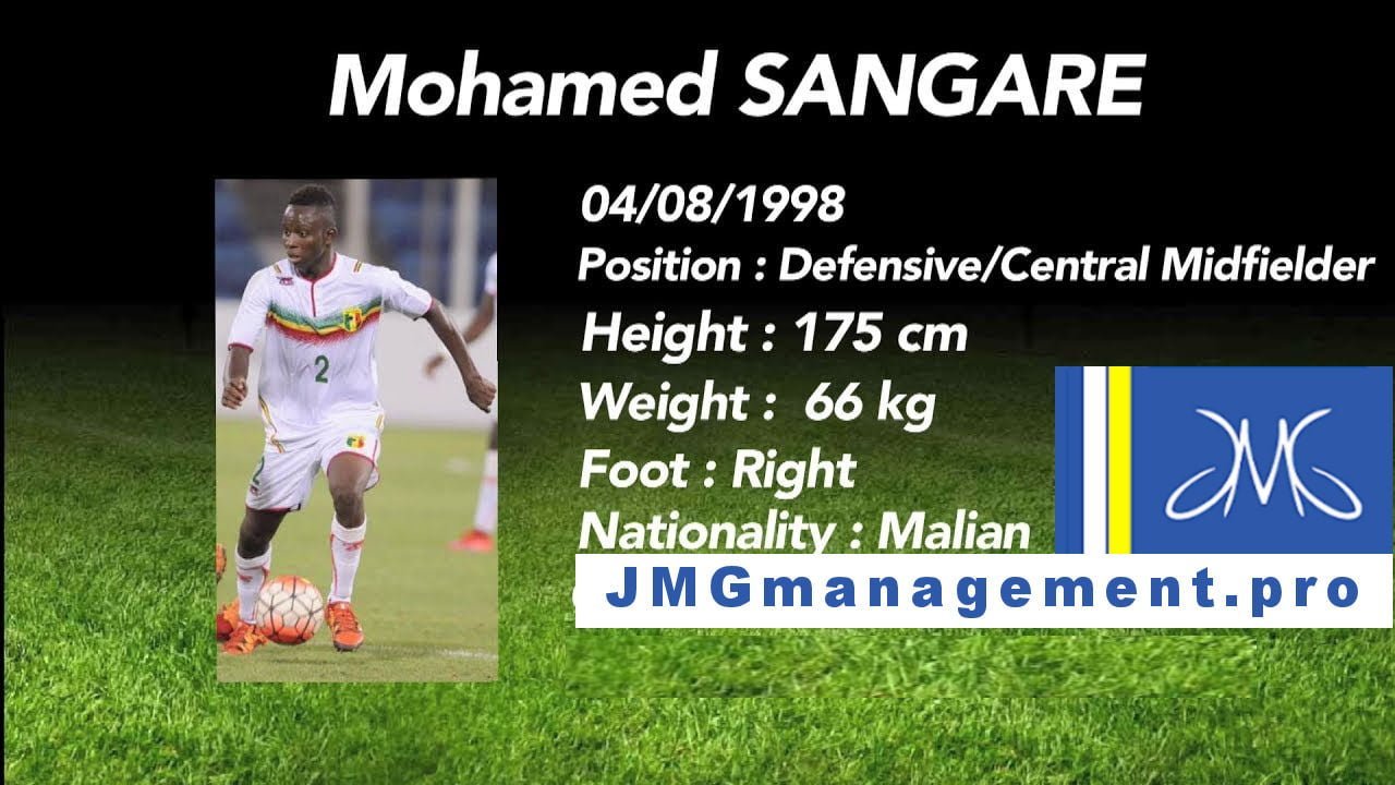 Jmg football management Mohamed Sangare from Jmg academy Mali