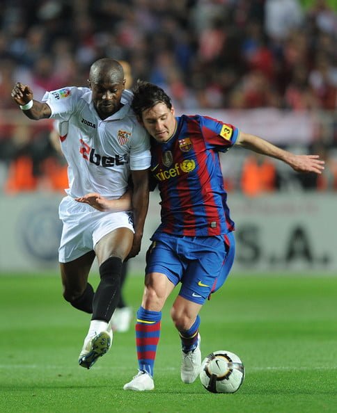 Didier+Zokora+Sevilla+v+Barcelona+La+Liga+Lionel Messi jmg management