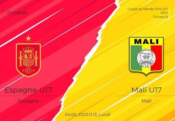 cdm U17 2023 Espagne vs Mali 4 académiciens JMG de Bamako