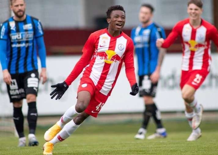 nene dorgeles champions league red bull de Salzburg academicien jmg de bamako