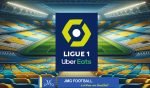 Logo LIGUE 1 ligues et clubs pros avec académiciens JMG