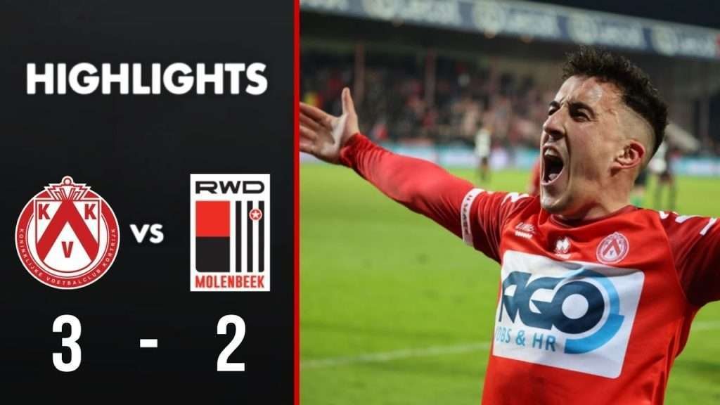 Duel JMG de la semaine Abdelkahar Kadri KV homme du match Kortrijk vs RWD Molenbeek