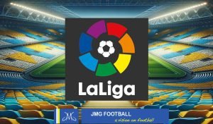 Logo la liga ligues et clubs pros avec académiciens JMG