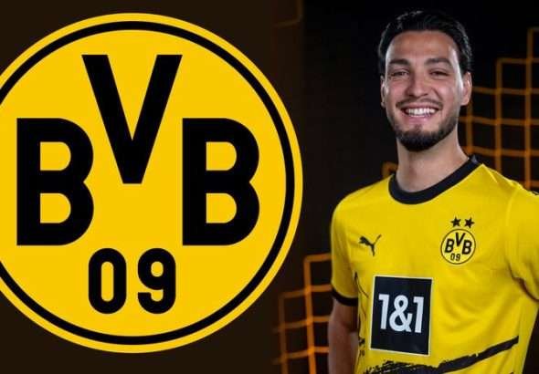 Ramy Bensebaini academicien jmg avec le Borussia Dortmund en champion league 2023-2024