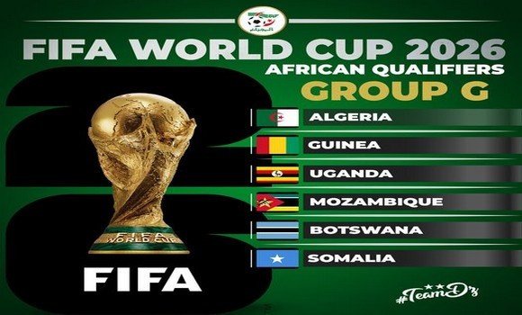 Coupe du monde 2026 qualifications Zone Caf aucun académiciens JMG avec algerie