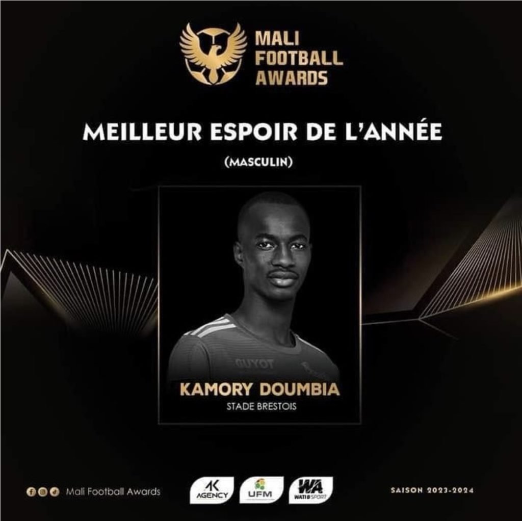 le-Mali-football-awards-kamory-doumbia-academicien-jmg-stade-brestois-meilleur-espoirs-de-l année